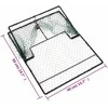 Spąstai paukščiams, žalios spalvos, 50x40cm, plienas