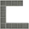 Spint. knygoms/telev. rink., 3d., bet. pilk. sp., 180x30x180cm