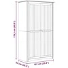 Spinta BODO Medus ruda 99 x 53,5 x 173 cm