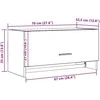 Spinta Old Wood 70x32,5x35 cm Engineered Wood