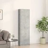 Spinta Betono pilka 55 x 25 x 189 cm Apdirbta mediena