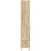Spintelė 2 pcs 33 x 34,5 x 90 cm Apdirbta mediena