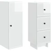 Spintelė 2 pcs 33 x 34,5 x 90 cm Apdirbta mediena