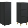 Spintelė 2 pcs 33 x 34,5 x 90 cm Apdirbta mediena