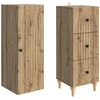 Spintelė 2 pcs 33 x 34,5 x 90 cm Apdirbta mediena