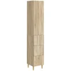 Spintelė 2 pcs 33 x 34,5 x 90 cm Apdirbta mediena
