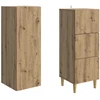 Spintelė 2 pcs 33 x 34,5 x 90 cm Apdirbta mediena