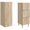 Spintelė 2 pcs 33 x 34,5 x 90 cm Apdirbta mediena