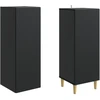 Spintelė 2 pcs 33 x 34,5 x 90 cm Apdirbta mediena