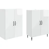 Spintelė 2 pcs 66 x 34,5 x 89,5 cm Apdirbta mediena