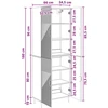 Spintelė 2 pcs 66 x 34,5 x 89,5 cm Apdirbta mediena