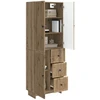 Spintelė 2 pcs 66 x 34,5 x 90 cm Apdirbta mediena