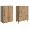 Spintelė 2 pcs 66 x 34,5 x 90 cm Apdirbta mediena