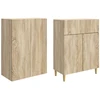 Spintelė 2 pcs 66 x 34,5 x 90 cm Apdirbta mediena