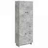 Spintelė 2 pcs 66 x 34,5 x 90 cm Apdirbta mediena