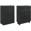 Spintelė 2 pcs 66 x 34,5 x 90 cm Apdirbta mediena