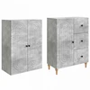 Spintelė 2 pcs 66 x 34,5 x 90 cm Apdirbta mediena