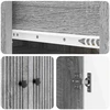Spintelė 2 pcs 66 x 34,5 x 90 cm Apdirbta mediena