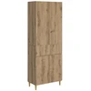 Spintelė 2 pcs 66 x 34,5 x 90 cm Apdirbta mediena
