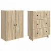Spintelė 2 pcs 66 x 34,5 x 90 cm Apdirbta mediena