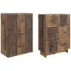 Spintelė 2 pcs 66 x 34,5 x 90 cm Apdirbta mediena