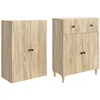 Spintelė 2 pcs 66 x 34,5 x 90 cm Apdirbta mediena