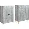 Spintelė 2 pcs 66 x 34,5 x 90 cm Apdirbta mediena