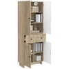 Spintelė 2 pcs 66 x 34,5 x 90 cm Apdirbta mediena
