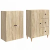 Spintelė 2 pcs 66 x 34,5 x 90 cm Apdirbta mediena
