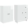 Spintelė 2 pcs 66 x 34,5 x 90 cm Apdirbta mediena
