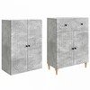 Spintelė 2 pcs 66 x 34,5 x 90 cm Apdirbta mediena
