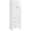 Spintelė 2 pcs 66 x 34,5 x 90 cm Apdirbta mediena