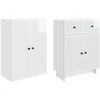 Spintelė 2 pcs 66 x 34,5 x 90 cm Apdirbta mediena