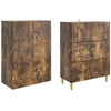 Spintelė 2 pcs 66 x 34,5 x 90 cm Apdirbta mediena