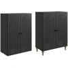 Spintelė 2 pcs 66 x 34,5 x 90 cm Apdirbta mediena
