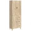 Spintelė 2 pcs 66 x 34,5 x 90 cm Apdirbta mediena