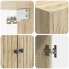 Spintelė 2 pcs 66 x 34,5 x 90 cm Apdirbta mediena