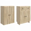 Spintelė 2 pcs 66 x 34,5 x 90 cm Apdirbta mediena