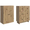 Spintelė 2 pcs 66 x 34,5 x 90 cm Apdirbta mediena