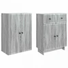 Spintelė 2 pcs 66 x 34,5 x 90 cm Apdirbta mediena