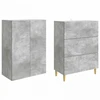 Spintelė 2 pcs 66 x 34,5 x 90 cm Apdirbta mediena
