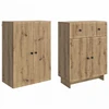 Spintelė 2 pcs 66 x 34,5 x 90 cm Apdirbta mediena