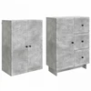 Spintelė 2 pcs 66 x 34,5 x 90 cm Apdirbta mediena