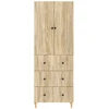 Spintelė 2 pcs 66 x 34,5 x 90 cm Apdirbta mediena