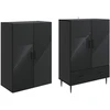 Spintelė 2 pcs 66 x 34,5 x 95 cm Apdirbta mediena