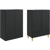 Spintelė 2 pcs 66 x 34,5 x 95 cm Apdirbta mediena
