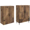 Spintelė 2 pcs 66 x 34,5 x 95 cm Apdirbta mediena