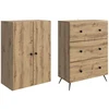 Spintelė 2 pcs Artisano ąžuolo 66 x 34,5 x 90 cm