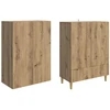 Spintelė 2 pcs Artisano ąžuolo 66 x 34,5 x 95 cm