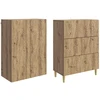Spintelė 2 pcs Artisano ąžuolo 66 x 34,5 x 90 cm